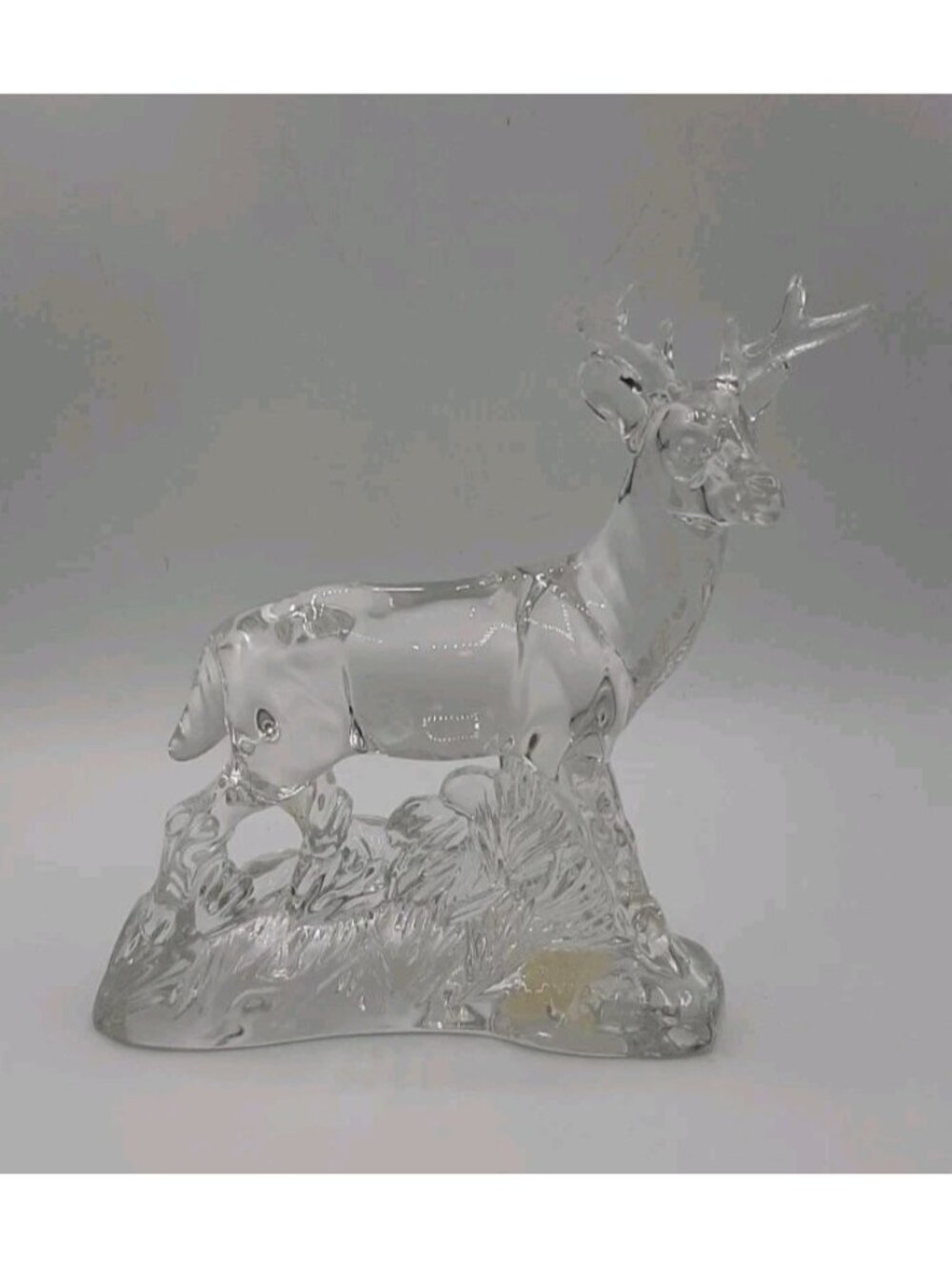 VTG Princess House Wonders Of The Wild Germany Crystal Glass Deer Figurine